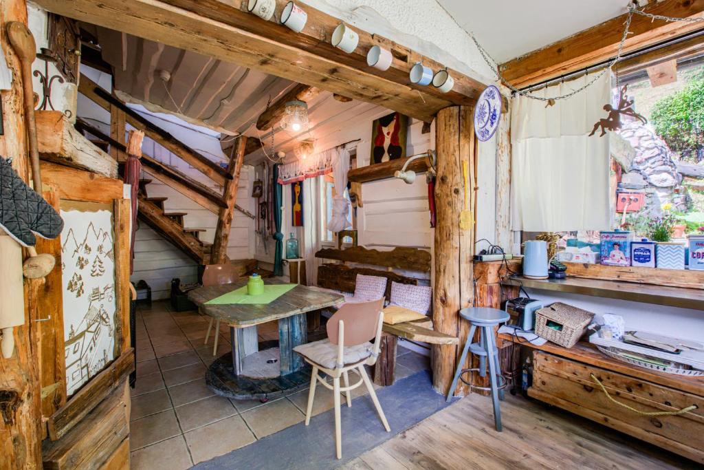 Kuchyň nebo kuchyňský kout v ubytování Tatra Magic