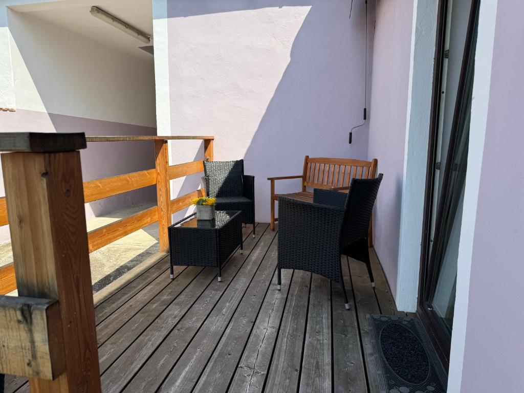 Posezení v ubytování Ferienwohnung Langenlois