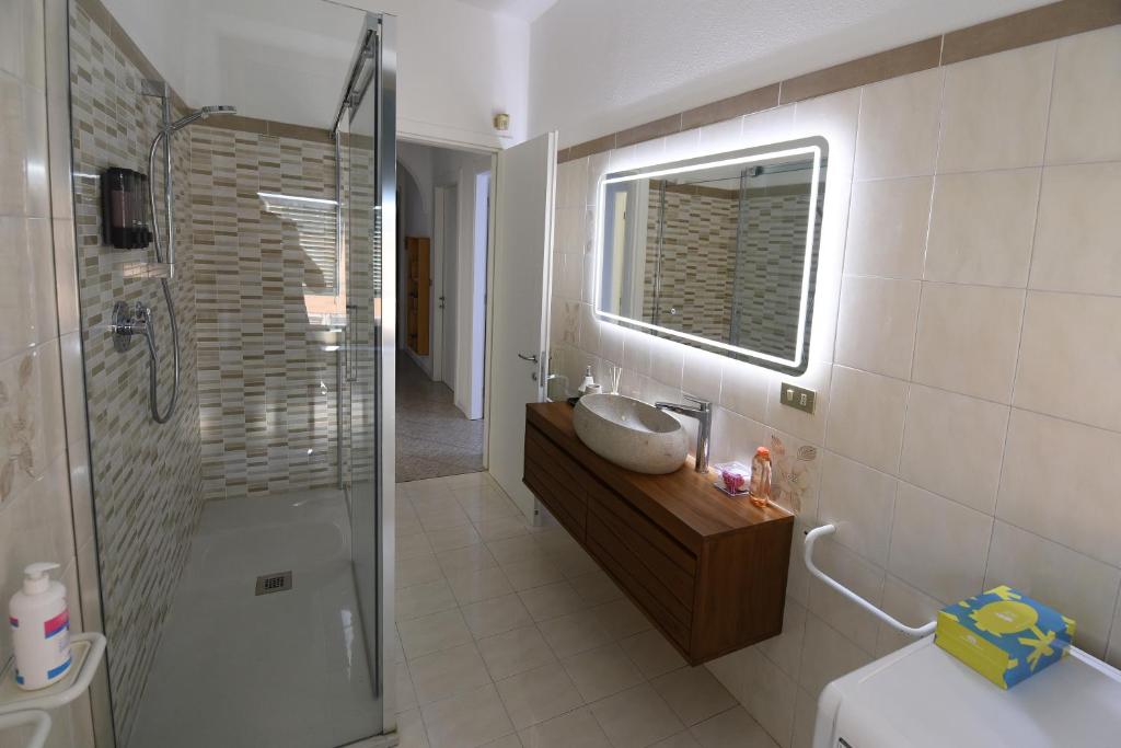 Koupelna v ubytování La casa di Sofie