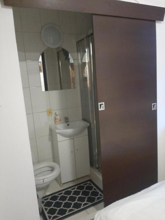 Kúpeľňa v ubytovaní Zielone Zacisze