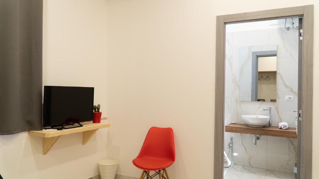 Koupelna v ubytování Frontemare 25 Beach Hotel