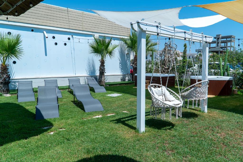 Zahrada ubytování Frontemare 25 Beach Hotel