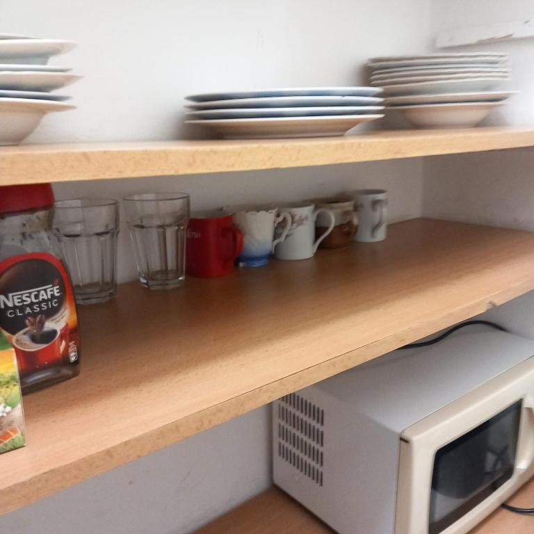 Kuchyň nebo kuchyňský kout v ubytování flat 18 minutes from Vaclavske namesti