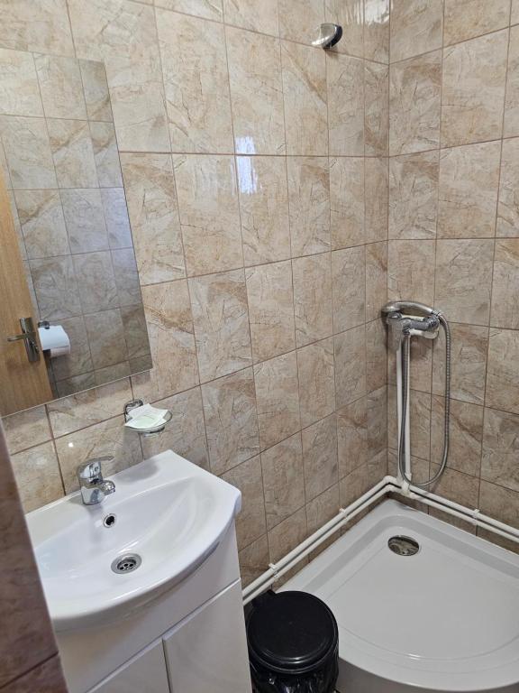 Salle de bains dans l'établissement Vila Angelys