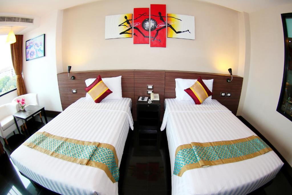 Arthitaya Green Nature Hotel & Lakkhana Poolside Resort - Deluxe-Zweibettzimmer