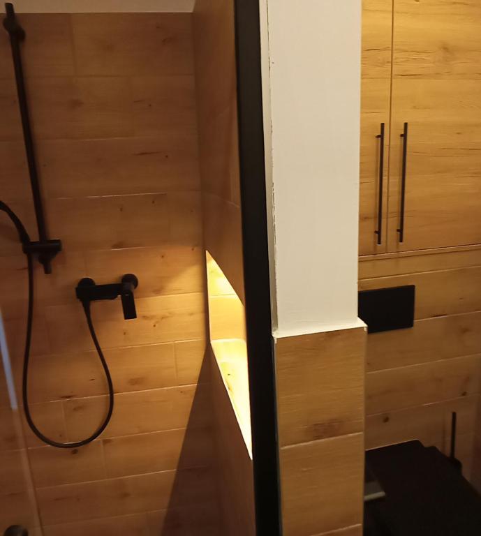 Koupelna v ubytování Apartments U Zelmanu
