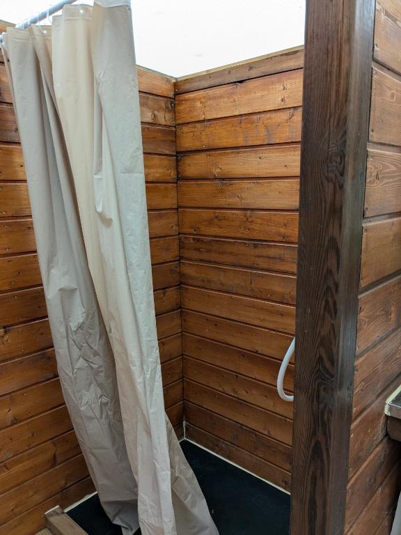 Koupelna v ubytování Lodge Bois et Toile avec Vue