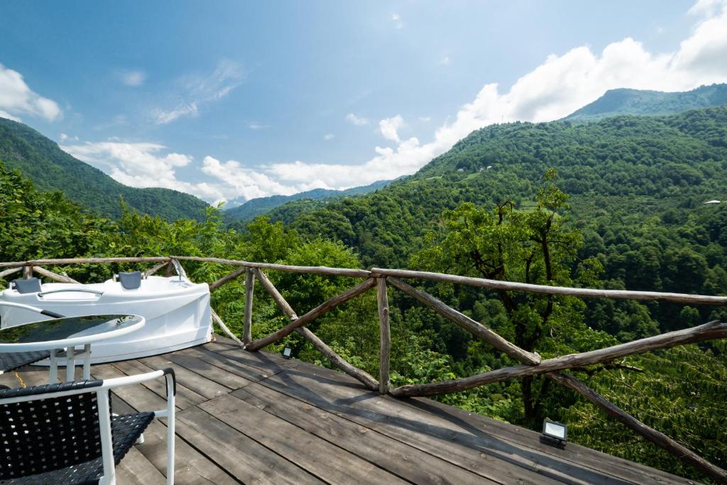 Příroda nedaleko luxury tent