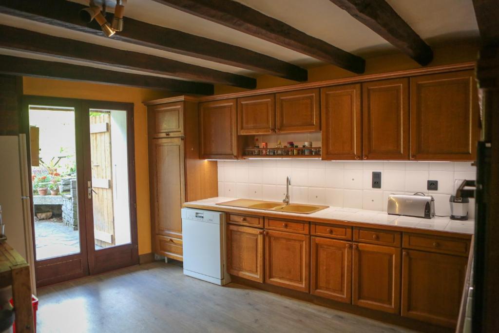 Kuchyň nebo kuchyňský kout v ubytování Marmotte Mountain Manor