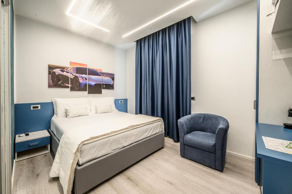 Postel nebo postele na pokoji v ubytování Affittacamere I Tesori di Modena