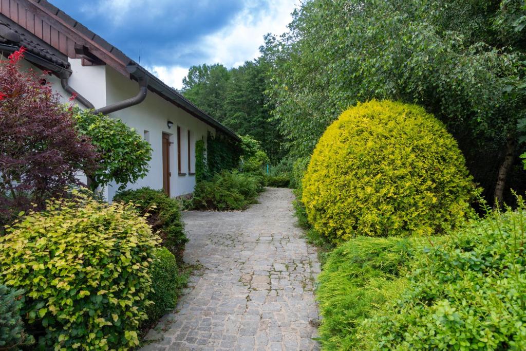 Zahrada ubytování Apartmány U Pivoněk