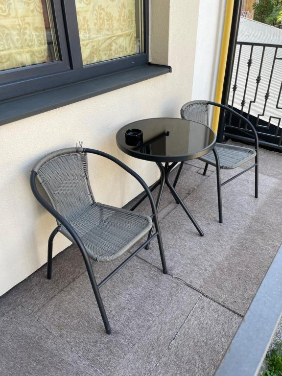 Balkón nebo terasa v ubytování Leo Rooms