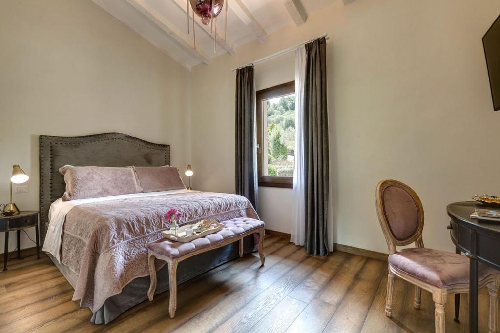 Łóżko lub łóżka w pokoju w obiekcie AMORE RENTALS - Villa Mia