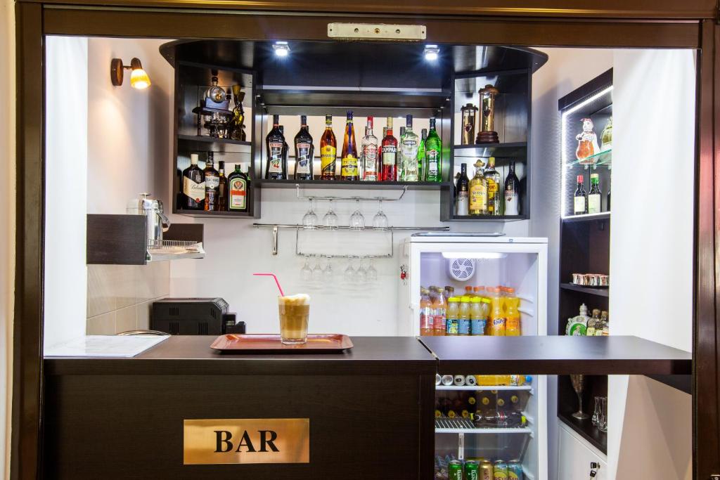 Lounge nebo bar v ubytování Pensiunea Noni