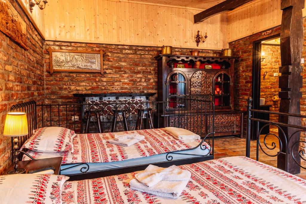 Postel nebo postele na pokoji v ubytování Casa Soseco