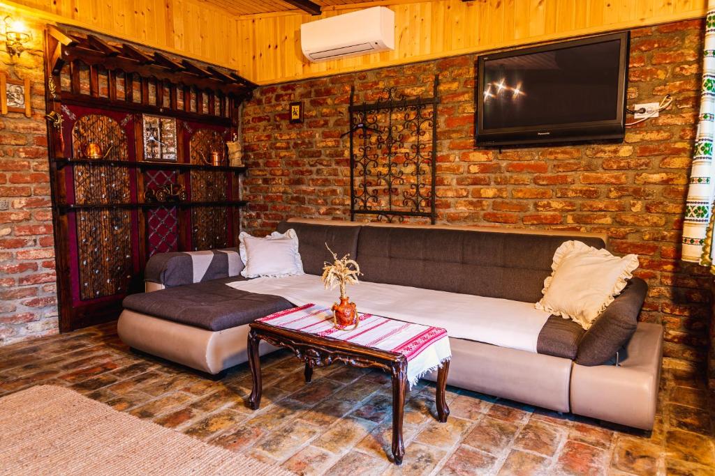 Posezení v ubytování Casa Soseco
