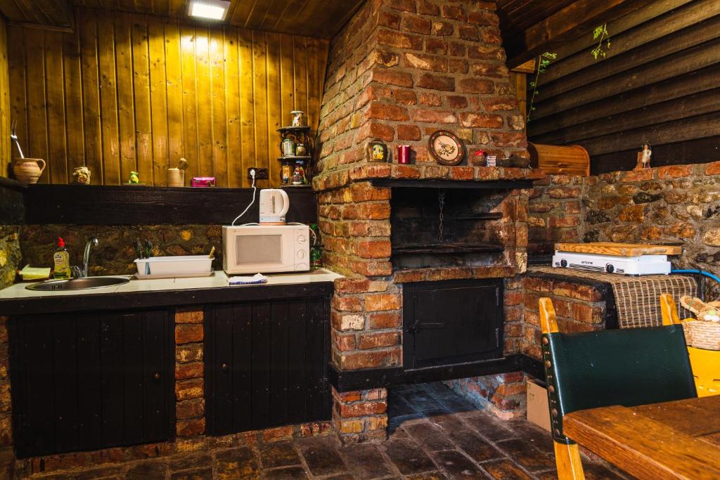 Kuchyň nebo kuchyňský kout v ubytování Casa Soseco