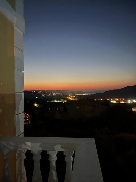 A balcony or terrace at Irini's Villa
