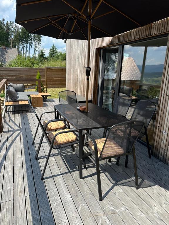Balkón nebo terasa v ubytování Bosco casa