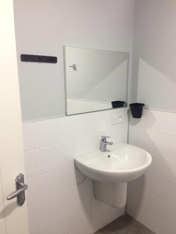 Koupelna v ubytování Hotel Lemi