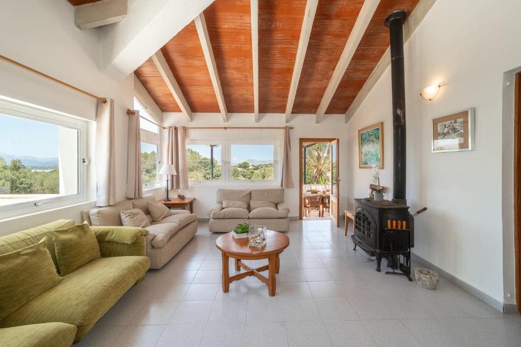 Posezení v ubytování Villa CAS CARELLO by Mallorca Villa Selection
