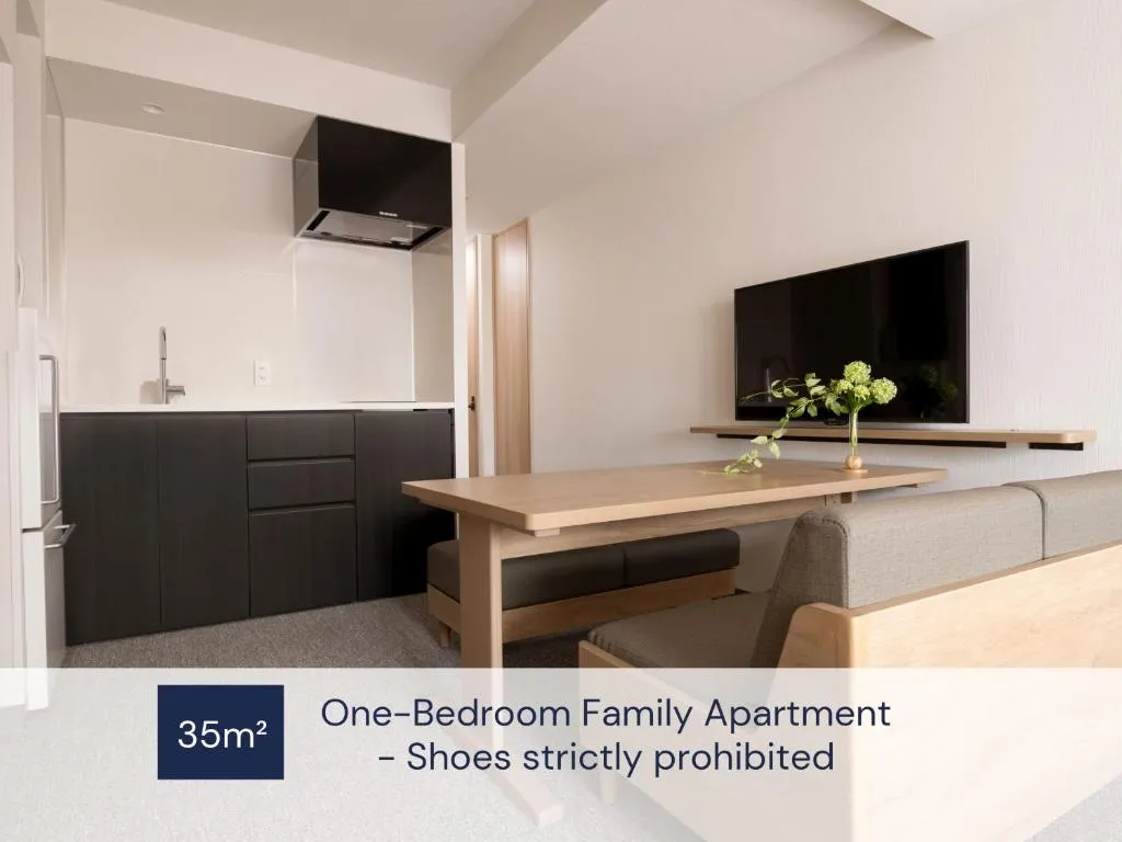 One-Bedroom Family Apartment- Shoes strictly prohibited