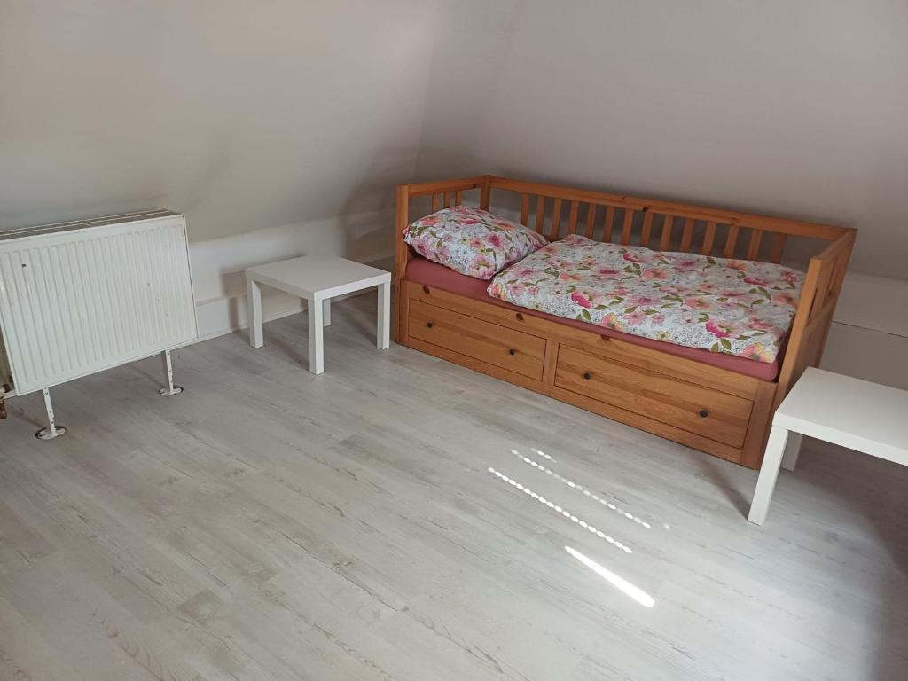 Postel nebo postele na pokoji v ubytování Apartmán Silvie