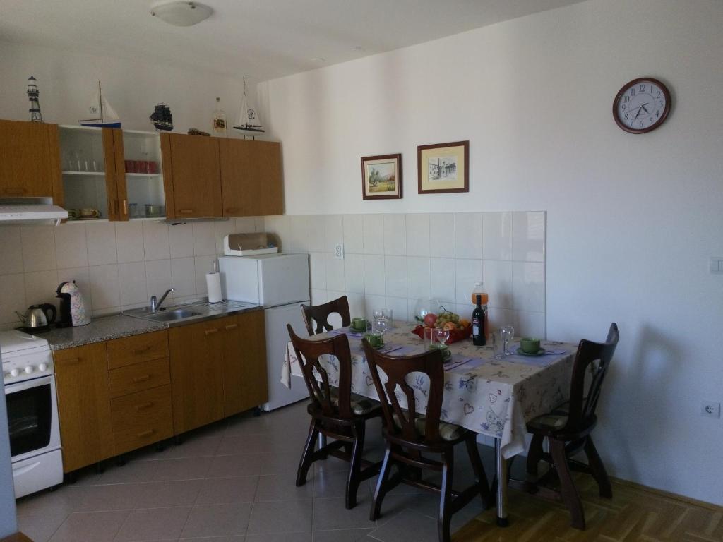 Kuchyň nebo kuchyňský kout v ubytování Apartment Z&E
