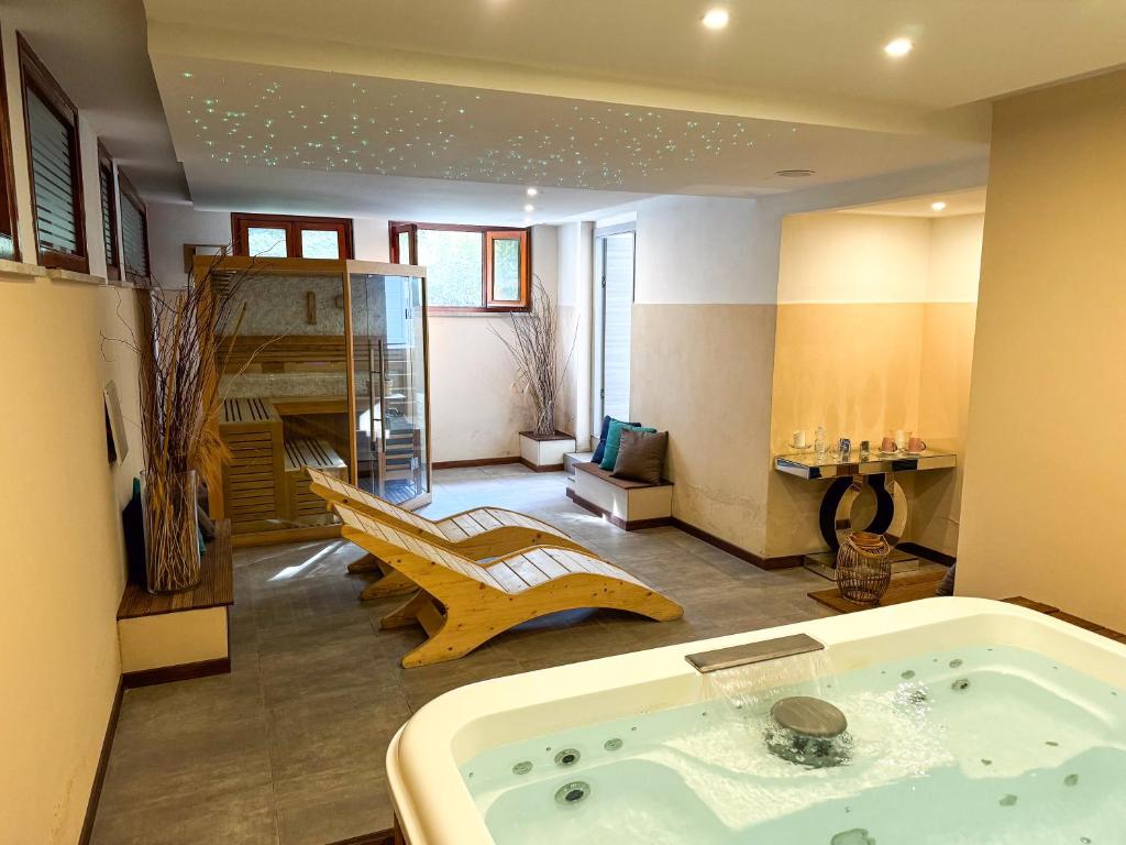 Lázně a/nebo wellness v ubytování Park Hotel Giusy