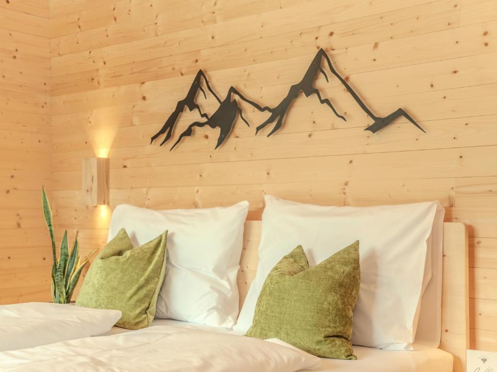 Postel nebo postele na pokoji v ubytování Haus Becken