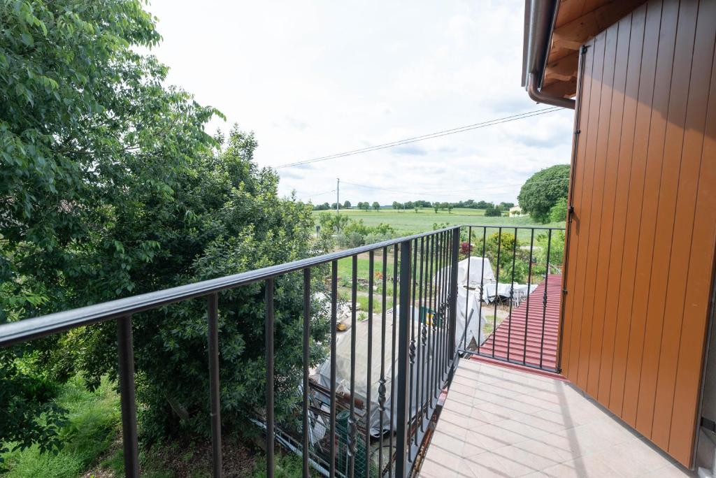 Balkón nebo terasa v ubytování Agriturismo Bortolino