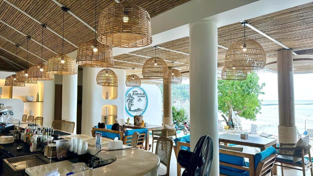 Restaurace v ubytování Kerala Coco Resort