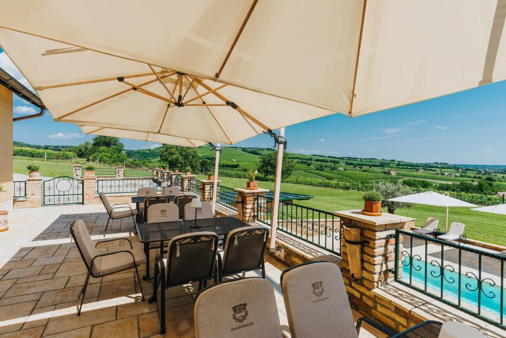 Bazén v ubytování Amannsberger WineYardLodge nebo v jeho okolí