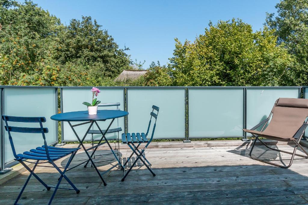 Balkón nebo terasa v ubytování Haus Traudi