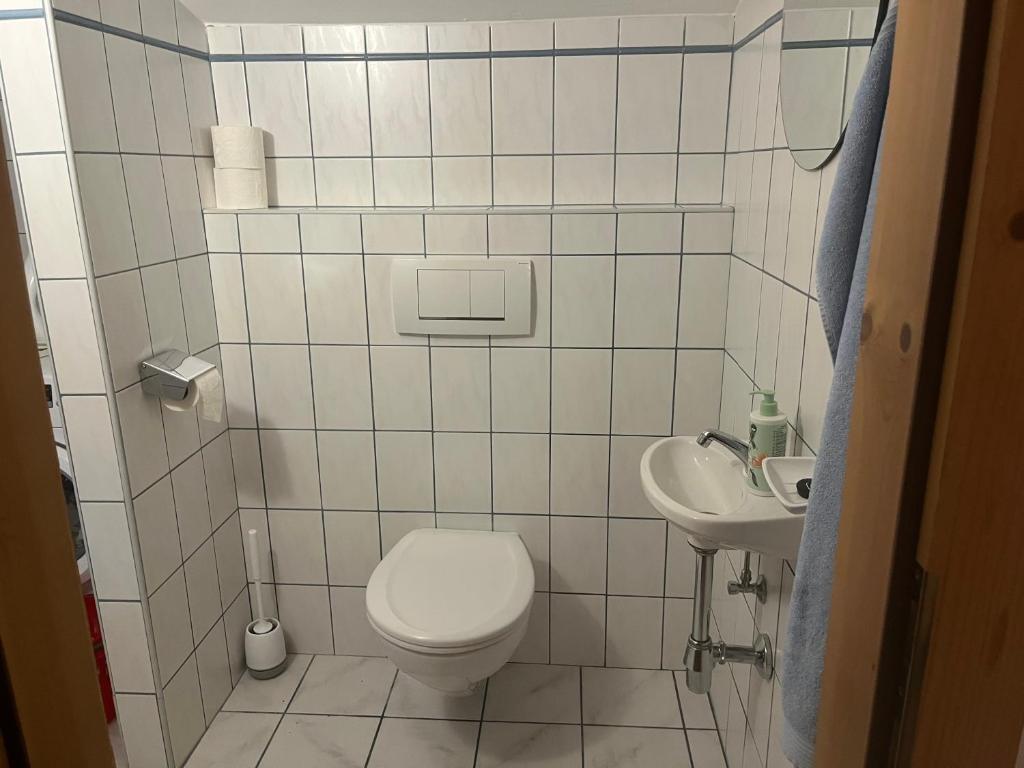 Koupelna v ubytování Apartment Weitblick - Cosy 65m2 appartment with balcony