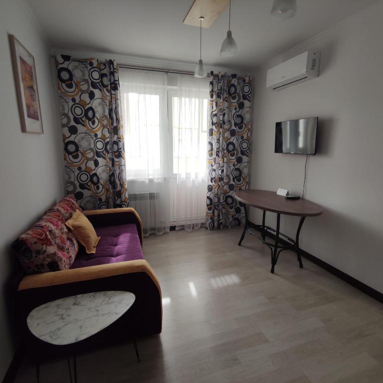 TV a/nebo společenská místnost v ubytování Palladium apartment