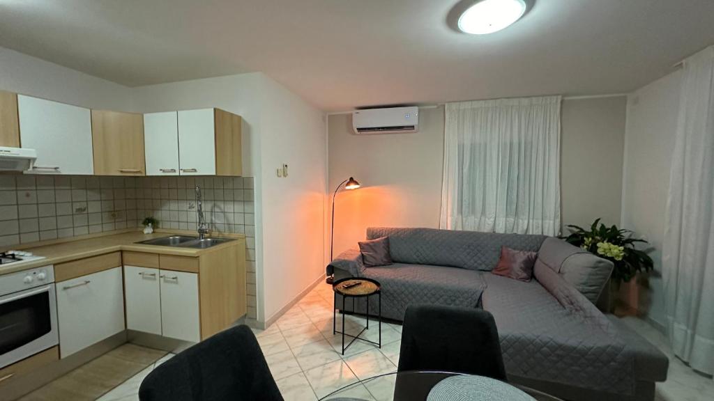 Kuchyň nebo kuchyňský kout v ubytování Apartments Aleksandra 1132
