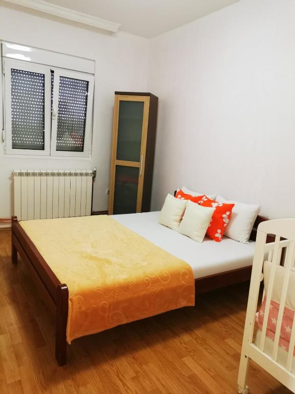 Postel nebo postele na pokoji v ubytování Green Art House