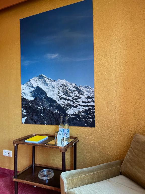 Nespecifikovaný výhled na hory nebo výhled na hory při pohledu z hotelu