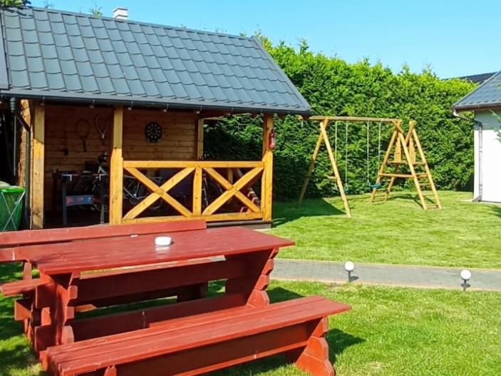 Herní místnost nebo prostor pro děti v ubytování Domki u Eryka