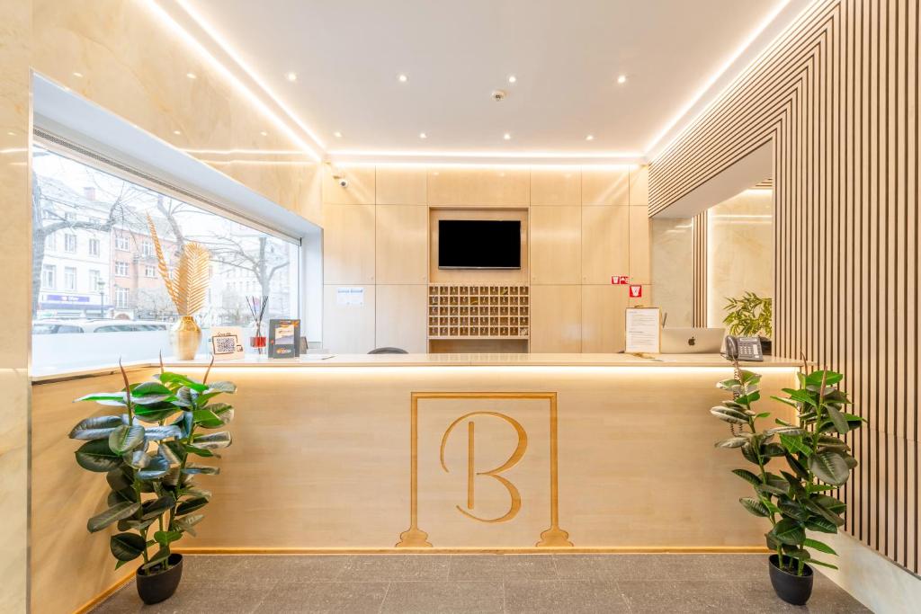 TV a/nebo společenská místnost v ubytování Hotel Barry