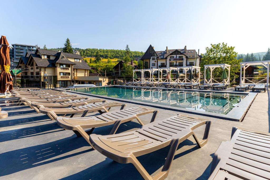 Bazén v ubytování Guest House Turda nebo v jeho okolí