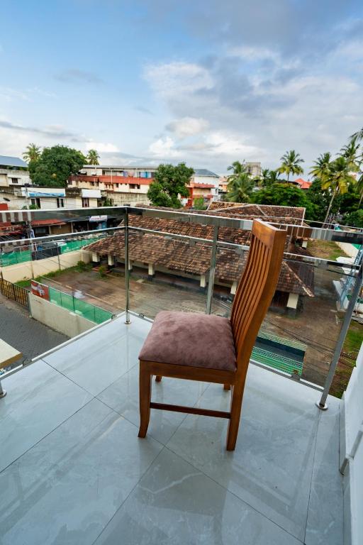 Balkón nebo terasa v ubytování GRACE REGENCY