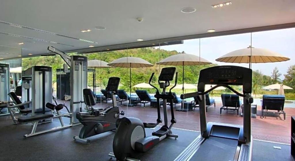 Fitness centrum a/nebo fitness zařízení v ubytování Twin Sands Resort Penthouse