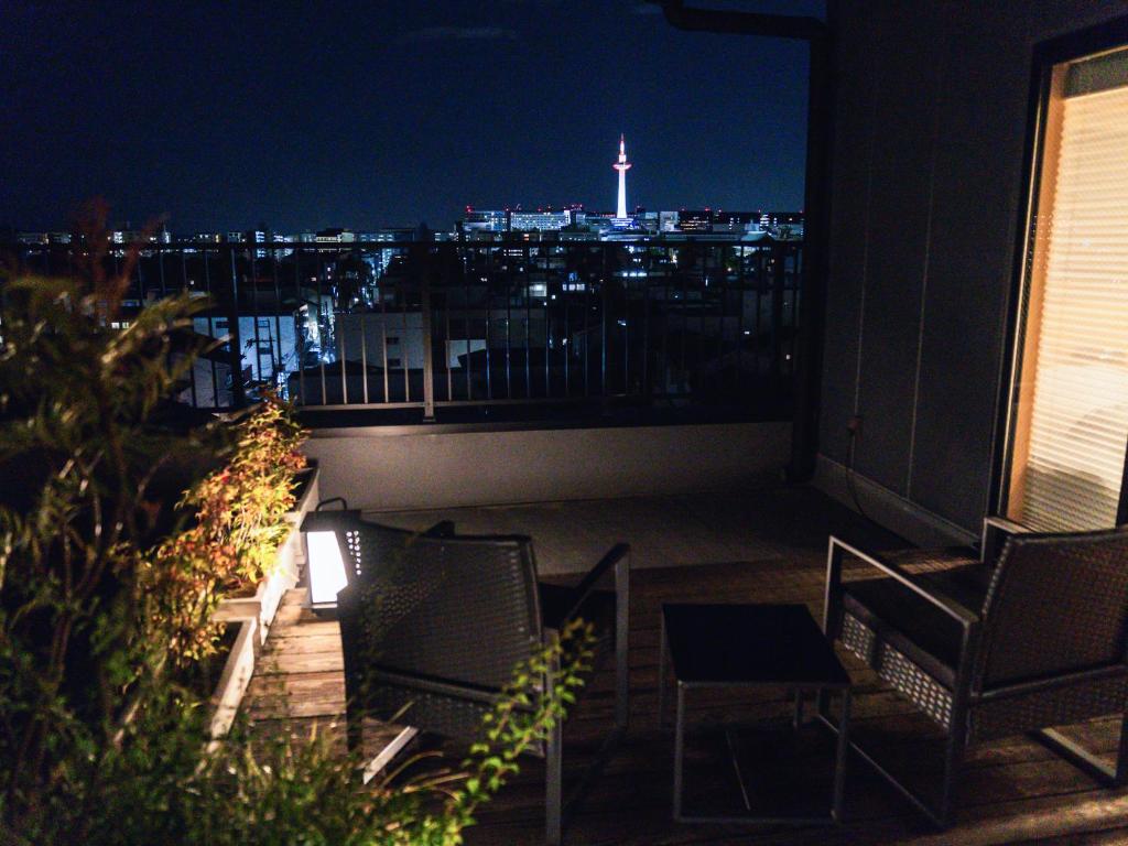 Balkón nebo terasa v ubytování Tabist kiki HOTEL KYOTO Gojo Karasuma
