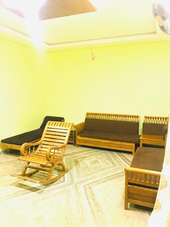 Posezení v ubytování Zicilys Garden homestay with pool