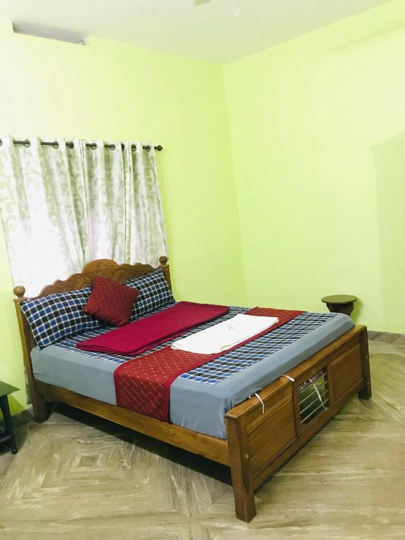 Postel nebo postele na pokoji v ubytování Zicilys Garden homestay with pool