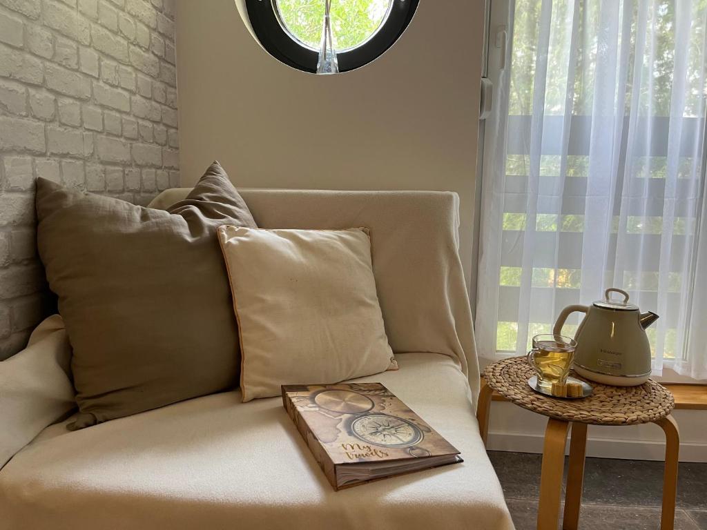 Posezení v ubytování Jázmin vendégház és 2 fős stúdió apartman