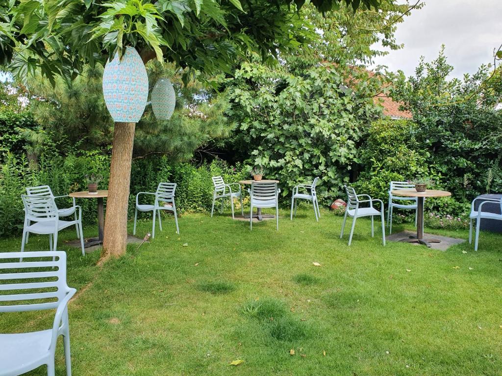 Zahrada ubytování B&B De Wadvaarder