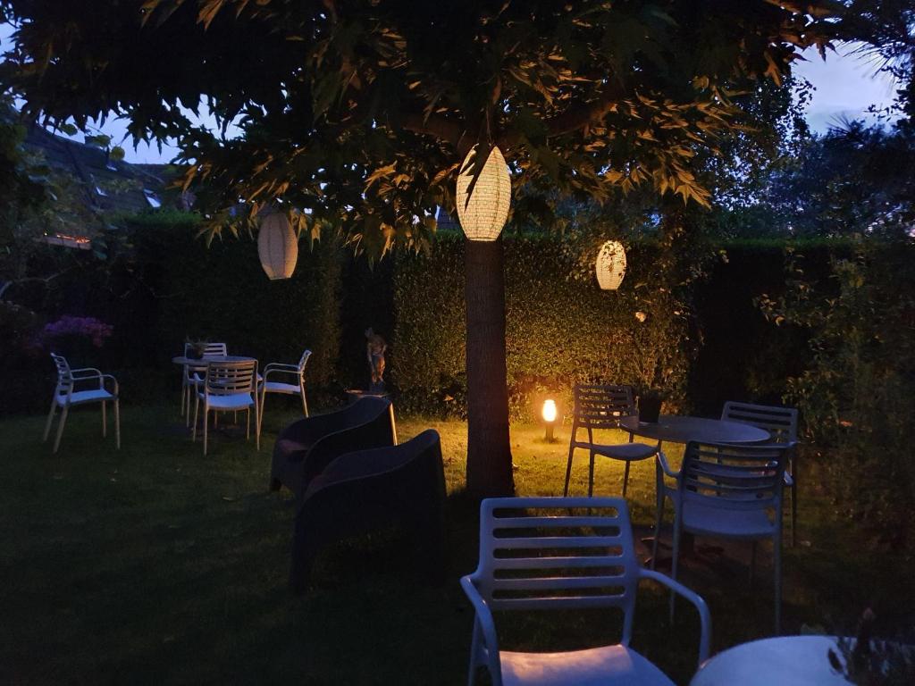 Zahrada ubytování B&B De Wadvaarder